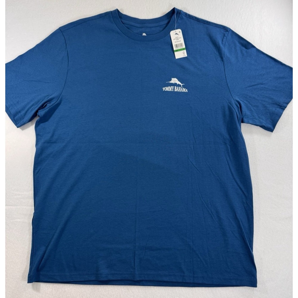 Tommy Bahama Mens T Shirt Sz L "Always Look At The Big Pitcher" Short Sleeve NWT